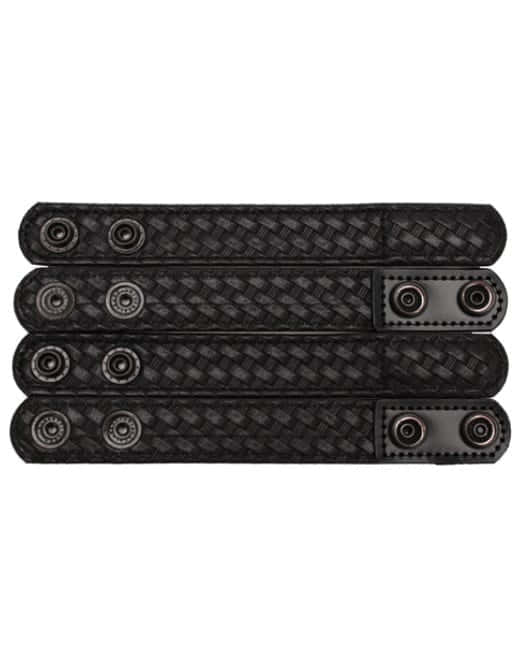 Bianchi Model 7906 Belt Keeper 1″ – Pack of 4 – Basket Weave, Hidden -
